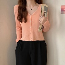 골지 크롭 가디건 WCD121M