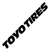 TOYO TIRES 토요타이어 데칼 튜닝 스티커, 1개, 오렌지(대)