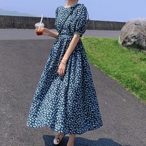 아리엘스타일 화사한 러블리룩 블루러인원피스