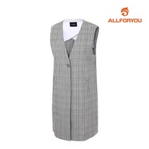 [올포유] 여성 체크 베스트 AWVEJ6353-190_G