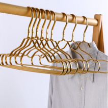 무스탕옷걸이 옷가게 외투용 자켓 고급 옷 목 안늘어나는 골드 옷걸이