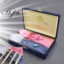 [도도예] H.jin 죽림산수 티타늄 수저세트 2인용 (B스타일) 가족 친척 부모님 어버이날 명절 선물 기념품 답례품 추천, 1세트