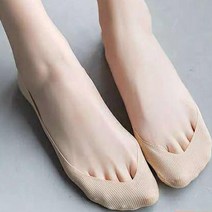 골지 페이크삭스 벗김방지 덧신 안벗겨지는 여성 실리콘덧신 무지 플랫슈즈덧신 덧신양말 1개