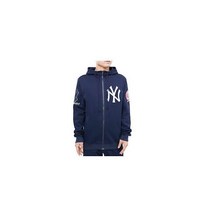 프로 스탠드ard MLB 뉴욕 양키스 Logo Navy Zip-Up 후드티 LNY531890-MDN