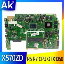 X570ZD X570DD GTX1050 GPU R5 R7 CPU 노트북 메인 보드 ASUS X570 X570Z X570ZD YX570ZD YX570Z X570DD 노트북 마더 보드, GTX1050 R7-2700U