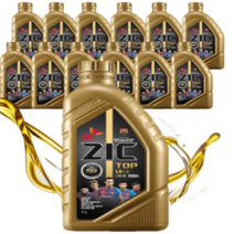 SK 지크 ZIC 탑 LS 합성 엔진오일 5W30 1L x12개