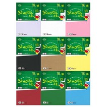 삼원특수지 아트스퀘어 스쿨 8절 색지 B11.트레싱지색도화지 80g 연하늘(10매), 3개