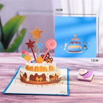 3D 팝업 카드 꽃 생일 카드 기념일 선물 엽서 메이플 체리 트리 청첩장 인사말, 30 birthday for boy
