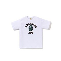 BAPE 베이프 A BATHING APE BAPE THERMOGRAPHY POLYGON COLLEGE TEE M GW7885