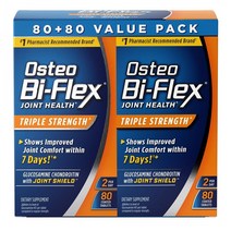 Osteo Bi-Flex 오스테오 바이플렉스 트리플 스트렝스 80정 2팩, 1개
