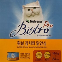 뉴트리나 비스트로 애묘용 캔사료 160GX24
