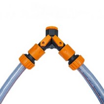 2구수도꼭지 수도분배기 두갈래 벨브 수전 이중, 수도꼭지 2구