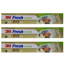 다이써 주방 밀봉 일회용 위생 랩 대형 3롤 50M 음식 봉투 식품용 재활용, 1개