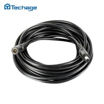연결선 연결잭 긴선 커넥터 Techage 5M/10M DC 연장선 5.5mm x 2.1mm, 500만