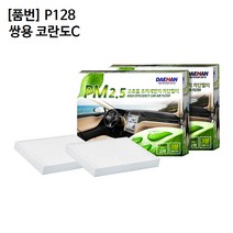 쌍용 코란도C 에어컨필터 대한 PM2.5 P128