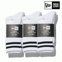 뉴에라 크루 삭스 3팩 스트라이프 양말 12871913 12871913 .