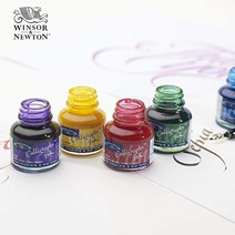 윈저앤뉴튼 캘리그라피 잉크 30ml, 222 Dark Blue