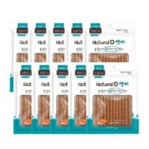 네츄럴오 연어져키 애견간식100g*5개/10개 노즈워크간식 칭찬간식, 10개입