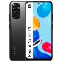 Xiaomi Redmi 노트 11 4G 글로벌 버전 128GB + 4GB 언락 6.4인치 쿼드 카메라 50MP 나이트 모드 (버라이즌 스프린트 부스트 크리켓 At&t 아님) (고속, Graphite Gray