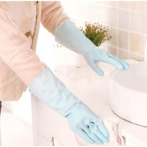 고무장갑 실리콘 미끄럼방지 칼라 파스텔, 3칼라고무장갑S-핑크