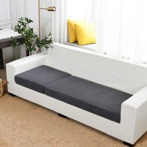 다양한 컬러 간편 천갈이 홈데코 인테리어 분리형 쇼파커버, 세로확장형, 블랙, 1개