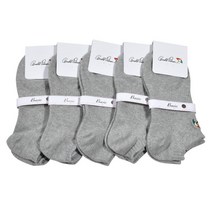 그레이 직장인 여자 심플 발목양말 여자발목양말 여중생양말 중고등학생 학생선물