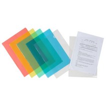 고투명 클리어홀더 녹색 10개팩 OfficeDEPOT