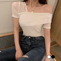 식스에비뉴 미드나잇 랩 오프숄더