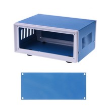 CASE용 금속 전자 프로젝트 블루 정션 박스 DIY 인클로저 내구성, 한개옵션0