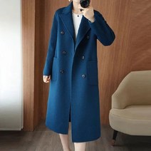 Prosekor 여성 롱코트 겨울 빅사이즈 캐시미어 코트