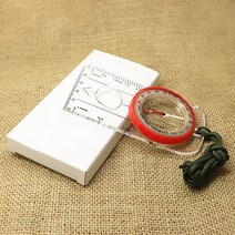 길잡이 다기능 나침반 10.7 x 5.4 cm, 혼합색상, 1개
