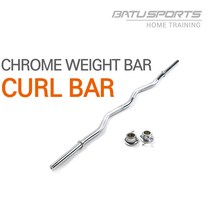핫템 역기봉 EZ 컬바 1200mm 6kg 25mm 크롬 경량 바벨봉