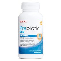 GNC 프리바이오틱 유산균 고스 60정 (캐플릿) prebiotic GOS 60 caplets, 1개