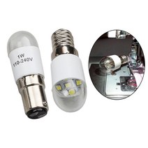 재봉틀 산업용 조명 led 램프 라이트 2 조각 전구 e14 ba15d 120 v craft screw in type