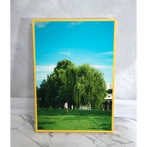 엘앤디 컬러액자 - 모던 감성 나무, 핑크, 1개