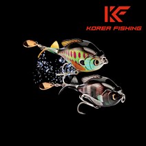 코리아피싱 프롭 피쉬 탑워터 어그로 버즈베이트 배스, 그린줄무늬