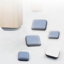 사각형 슬라이딩 의자 소음방지 테프론 패드 DD-11647, 30mm, 1개