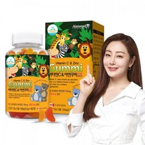 네추럴라이즈 어린이 비타민C 아연 구미 60개입 x 1박스, 단품, 단품