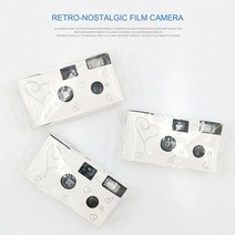 다회용필름카메라 새로운 1-3pcs 레트로 16 사진 35mm 일회용 필름 토이카메라, 3개