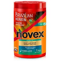 유럽 노벡스 브라질리언 케라틴 헤어 마스크 1kg, 1000리터파켓 드 1