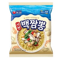 농심 사천 백짬뽕 94g 8개 농심 백짬뽕 김동현 라면