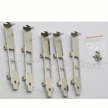 외장 씨디롬 cd리더기 블루레이odd 노트북 cd롬 cd룸 외장odd 나사가 있는 인텔 x540-t2 네트워크 카드용 5pcs 새로운 일반 전체 높이 브래킷 교체