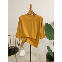 허니제이 / 1+1 쎄이카 찰떡 8부소매 티셔츠(5color)