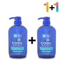 쿨 바디워시 가드름 클렌징 미끌거림없는 샴푸 약산성, 쿨바디워시(파랑) 1개_마유쿨샴푸(초록) 1개