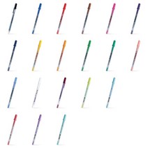 사쿠라 겔리롤 20색 전색상 파인 0.6mm 젤리롤 젤펜 겔펜 젤리펜 수성 잉크 볼펜, 로얄블루