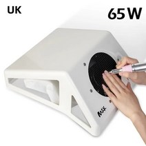 네일흡진기 파워조절 고출력 흡진기 젤 셀프 네일샵 네일 더스트 콜렉터 네, 3.65W Max Vacuum  UK
