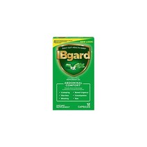 과민성 대장 증후군(IBS) 완화를 위한 IBgard 팽만감 가스 12캡슐 작은 상자 90mg 초정제 페퍼민트 오일 처음 사용하는 사람에게 좋음