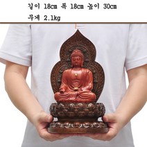와이유 보살소품 아미타불석가모니불약사불삼보불지장왕관음보살불상, 나무무늬 아미타불