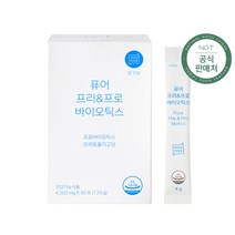네츄럴굿띵스 퓨어 프리&프로바이오틱스 30포, 4g, 150개