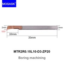 두께측정기 MOSASK 1PC MTR MGR lr 보링 프로파일 스레딩 그루브 CNC 솔리드 카바이드 내부 터닝 정밀 홀 가공 밀링 공구, 14 MTR2R0.15L10-D3-ZP20, 14 MTR2R0.15L10-D3-ZP20